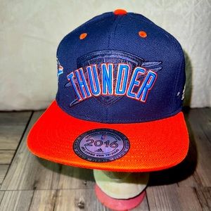 NEW OKC Oklahoma City Thunder 2016 NBA Draft Cap Snapback Hat Adidas Adjustable